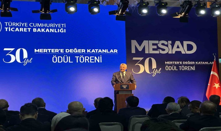 Ticaret Bakanı Bolat, MESİAD 30uncu Yıl Değer Katanlar Ödül Törenine katıldı