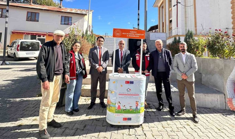 Tuncelide, korucuyu aile tanıtımı farkındalık stantları açıldı