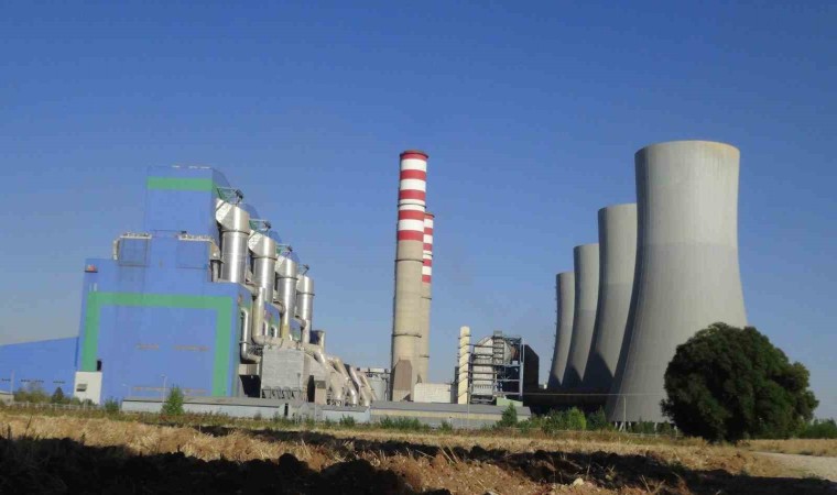 Türkiyenin en büyük termik santralinde enerji üretimi durdu