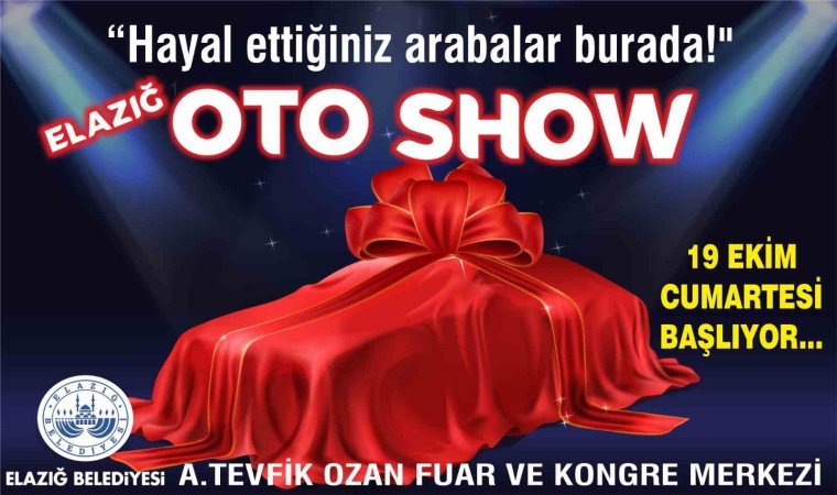 Uluslararası markalar Elazığda buluşuyor: Oto show başlıyor