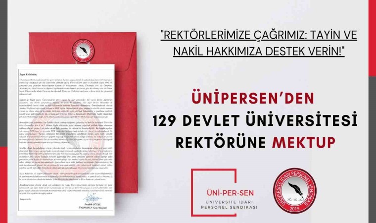 Ünipersenden 129 Devlet Üniversitesi Rektörüne mektup