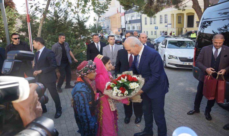 Vali Canbolat, TBMM Başkanı Kurtulmuşu ağırladı