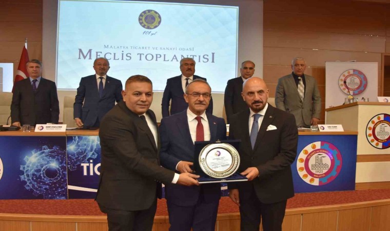 Vali Yavuz, Malatya TSOnun meclis toplantısına katıldı