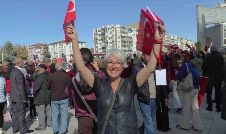 Vatandaşlardan Cumhuriyet Yürüyüşü