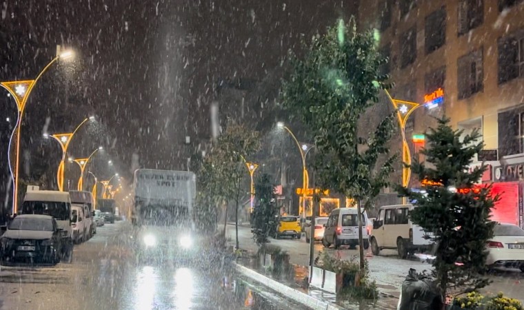 Yüksekovaya kış erken geldi: Lapa lapa kar yağışı başladı