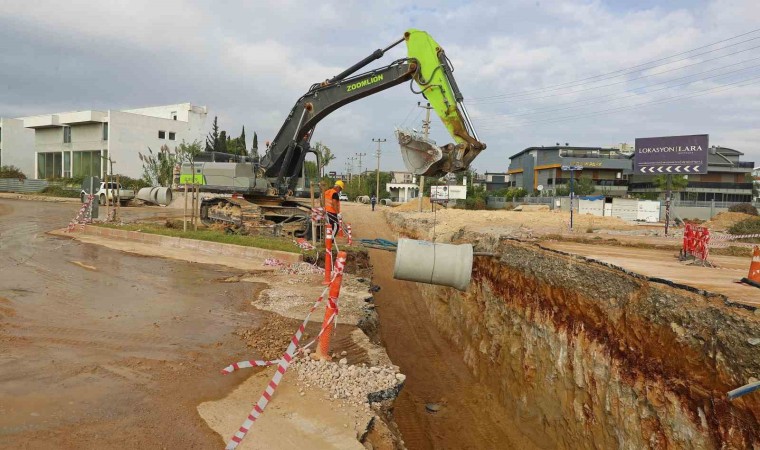 Aksuda 40 kilometrelik kanalizasyon çalışmasında sona yaklaşıldı