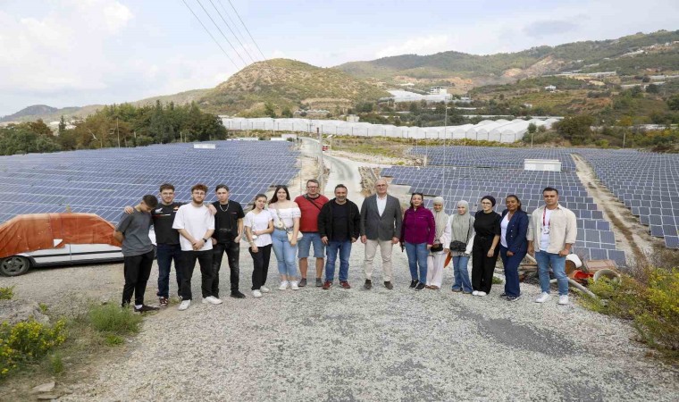 Alanyaya gelen Alman öğrenciler sürdürülebilir enerji üzerine çalışmalarını tamamladı