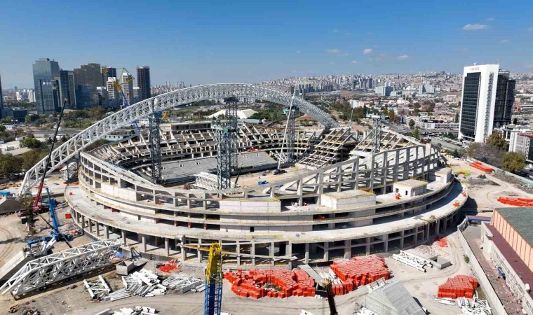 Ankaranın yeni stadyum kompleksi hızla tamamlanıyor