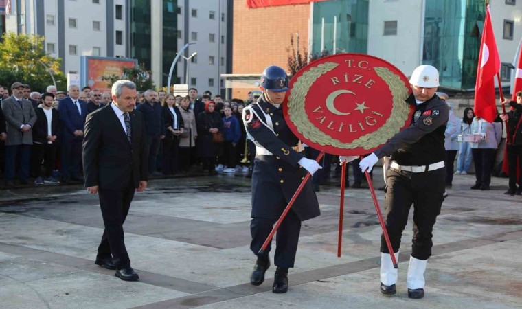 Atatürk Rizede törenle anıldı