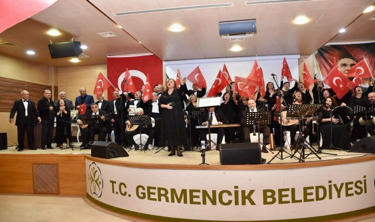 Atatürk, sevdiği şarkılarla Germencikte anıldı