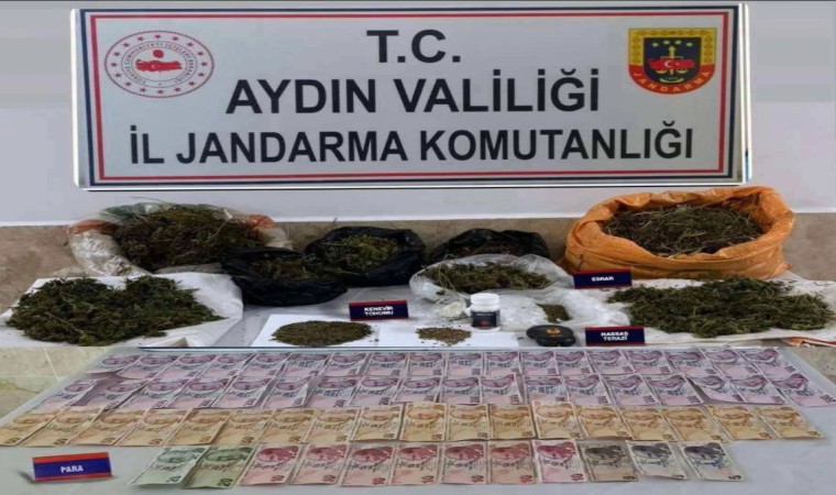 Aydında jandarma ekiplerinden uyuşturucu operasyonları: 33 gözaltı