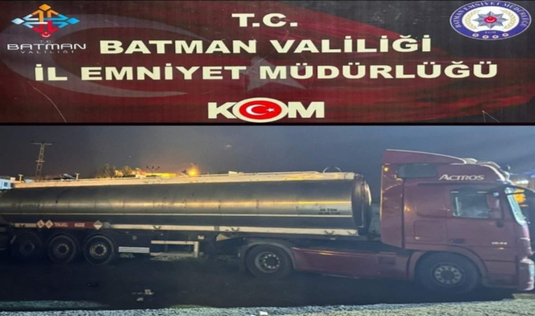 Batmanda 22 ton kaçak akaryakıt ele geçirildi