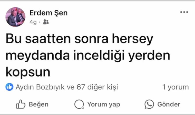 Belediye başkanı ve şoförünü öldüren katil zanlısından dikkat çeken paylaşım: İnceldiği yerden kopsun