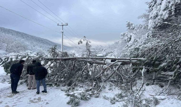 Boluda 112 köy yolu ulaşıma açıldı