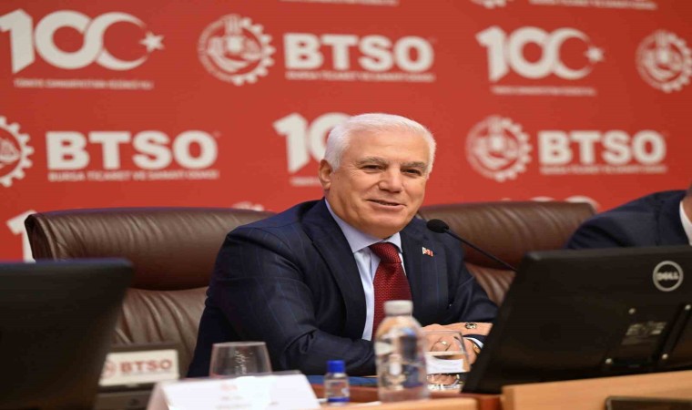 Bursa Büyükşehir Belediye Başkanı Mustafa Bozbey BTSOnun konuğu oldu