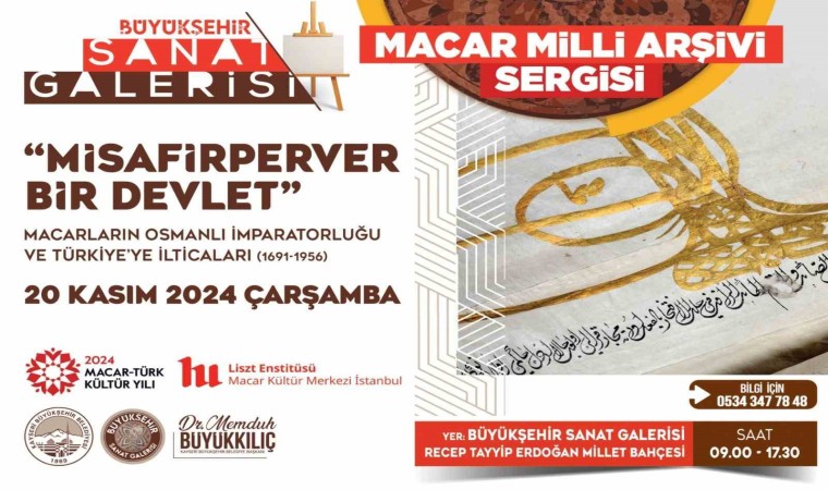 Büyükşehir Sanat Galerisiden Türk-Macar dostluğunu anlatacak anlamlı sergi