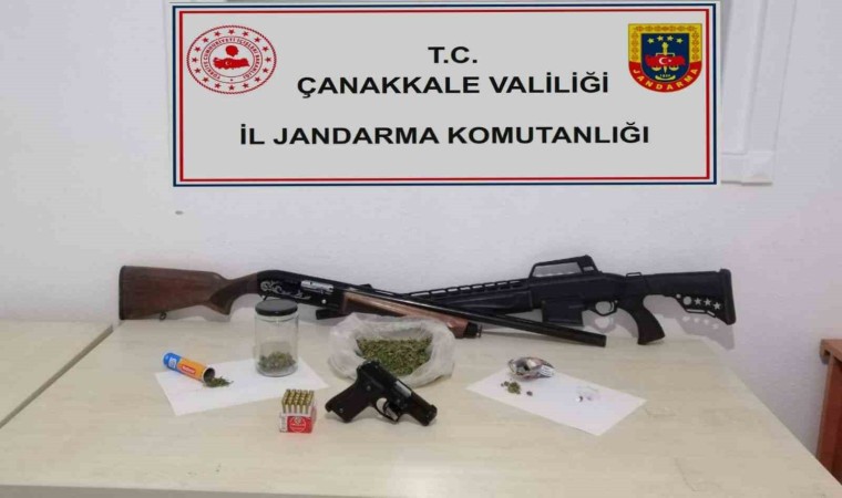 Çanakkalede jandarmadan uyuşturucu operasyonu: 3 gözaltı