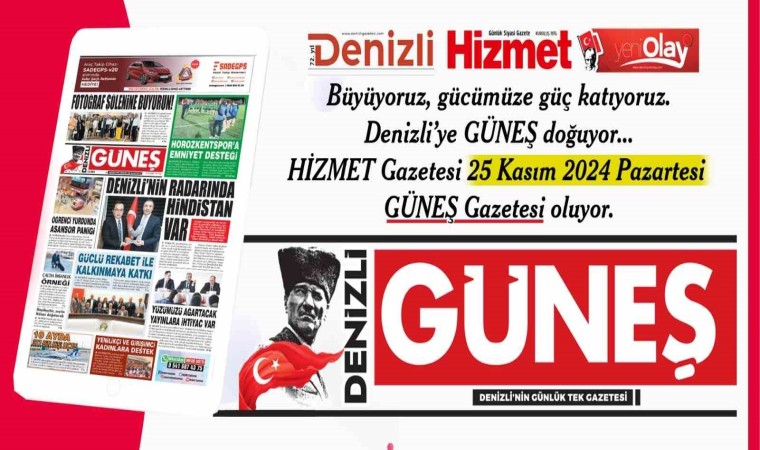 Denizliye Güneş doğuyor