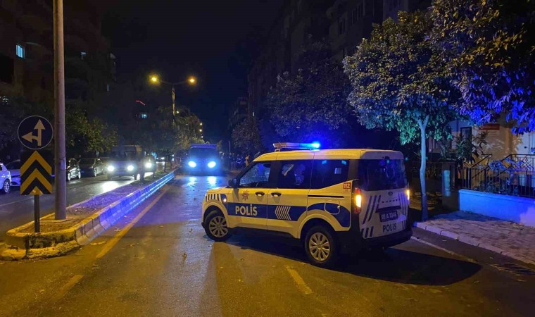 Devrilen ağaç yolu trafiğe kapattı