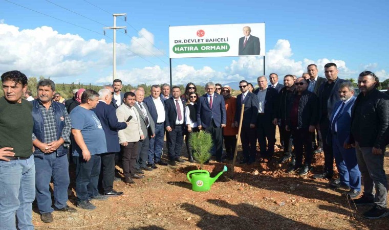 Didimde ‘Devlet Bahçeli hatıra ormanı