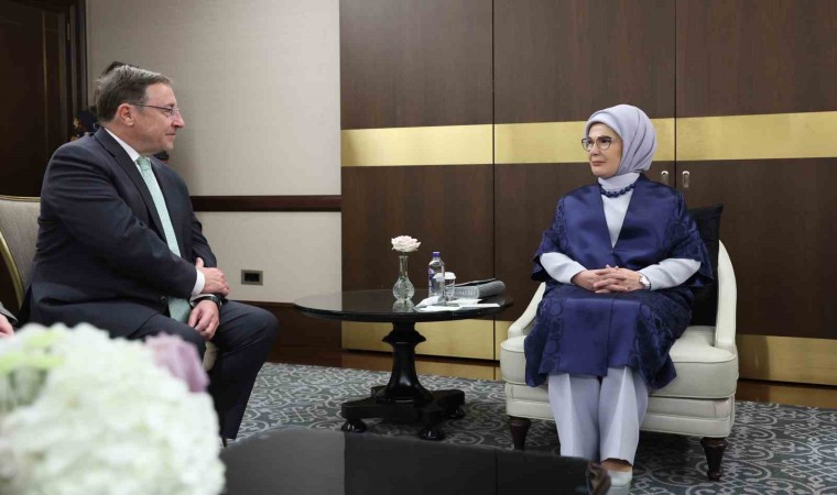 Emine Erdoğan, BM Kalkınma Programı İcra Direktörü Steiner ile görüştü