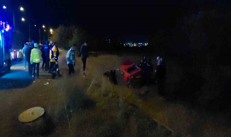 Erzurumda trafik kazası: 1 ölü, 3 yaralı