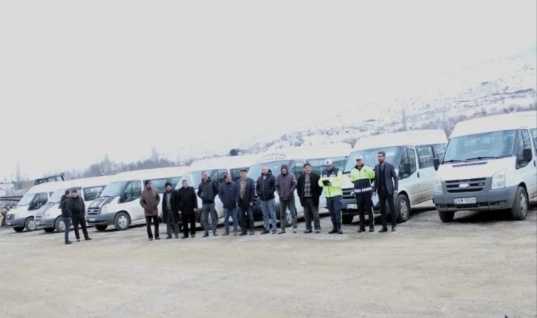 Giresunda okul servis araçları denetlendi