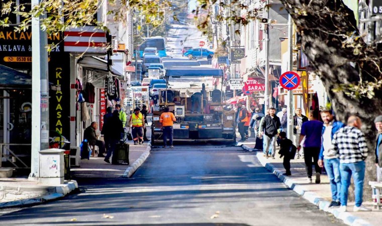 Gülnarın caddeleri yenilendi