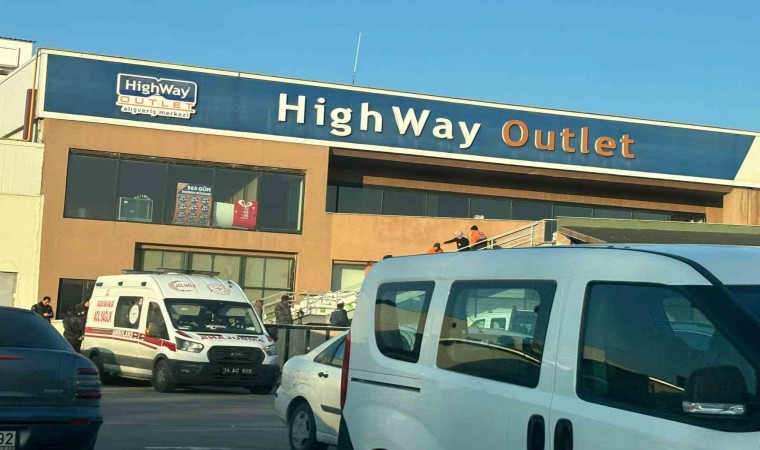 Highway Outlet AVMde iş kazası: 1 yaralı