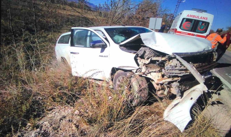 Hisarcıkta trafik kazası: 1 yaralı