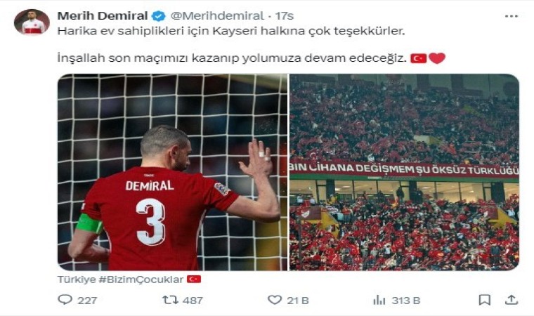 Kayseri tam not aldı