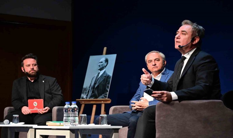 Kepez Forumda Sinan Meydan ile Atatürk, kadın ve çocuk söyleşisi