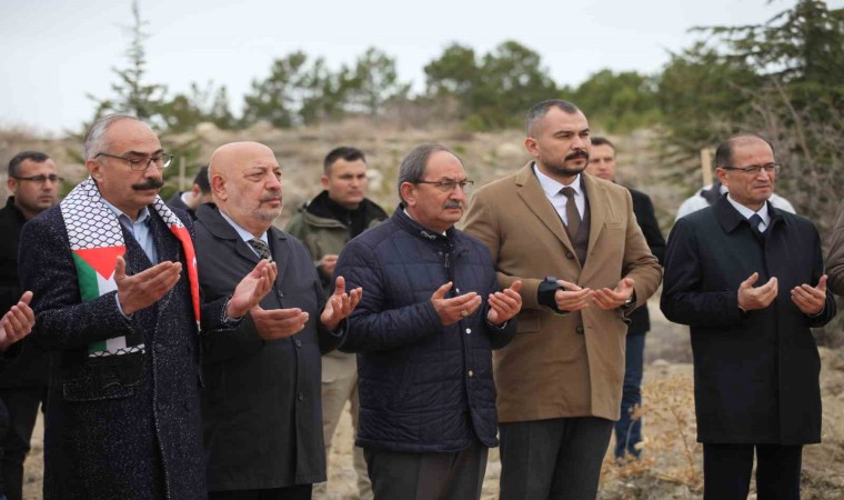 Konyada, Gazzedeki basın şehitleri için hatıra ormanı kuruldu