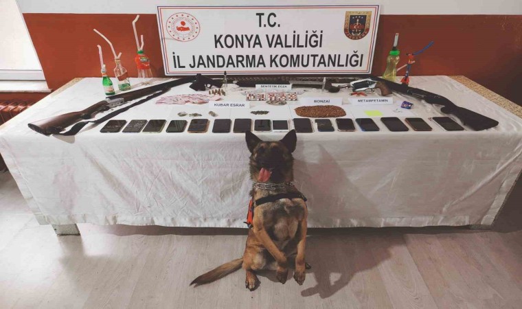 Konyada jandarmadan uyuşturucu operasyonu: 4 tutuklama