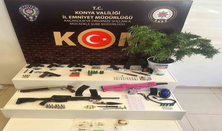 Konyada suç örgütüne operasyon: 17 gözaltı