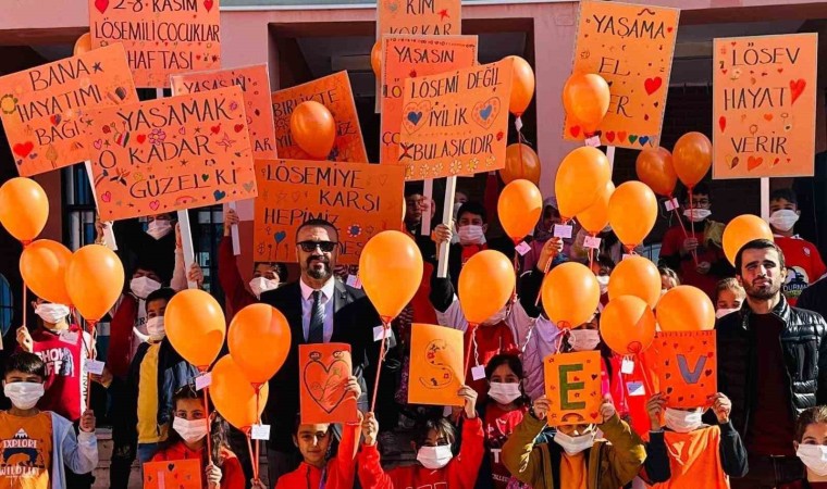 Lösemili çocuklar haftasında ‘Turuncu yürüyüş etkinliği düzenlendi