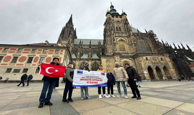 Manisanın köy okulundan Praga uzanan Erasmus projesi