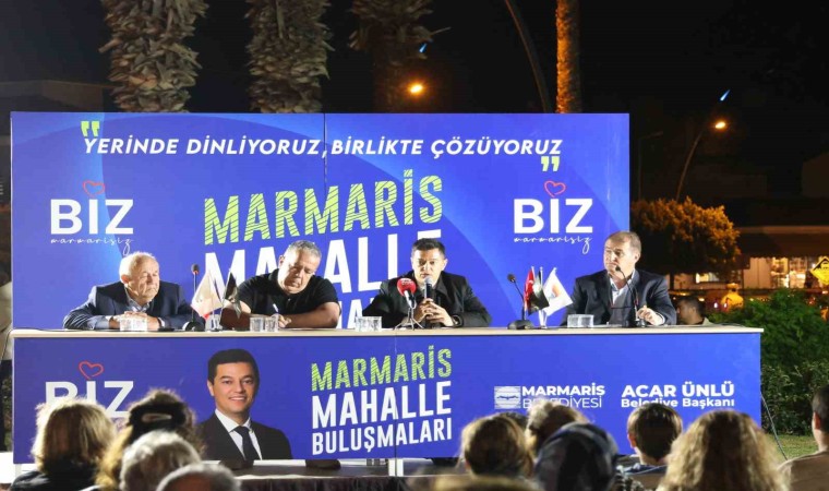 Marmariste mahalle buluşmaları İçmelerde başladı