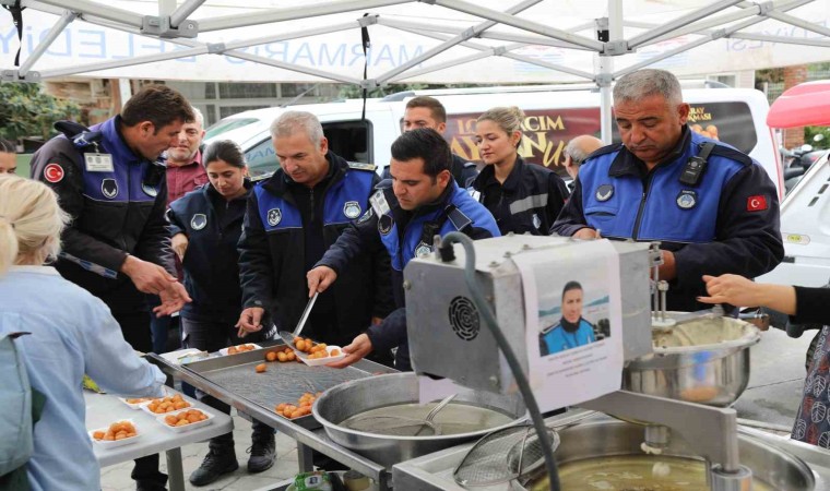 Marmariste vefat eden zabıta komiseri Çetin unutulmadı