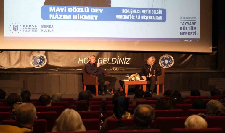 Mavi gözlü dev Nâzım Hikmet, Bursada anıldı