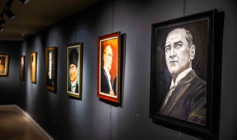 Mersin Büyükşehir Belediyesinden Atatürk temalı resim sergisi