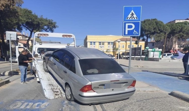 Milasta engelli park yerlerine sıkı denetim