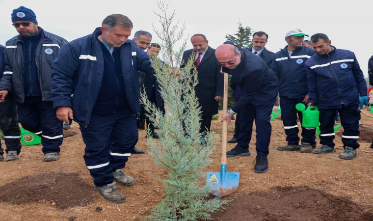 Milli Ağaçlandırma Gününde Sillede fidanlar toprakla buluştu