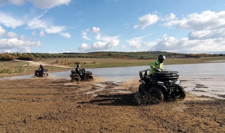 Mudanyada atv tutkunlarının off road heyecanı