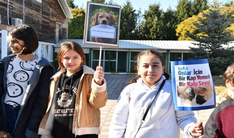 Öğrencilerden can dostlara anlamlı bağış