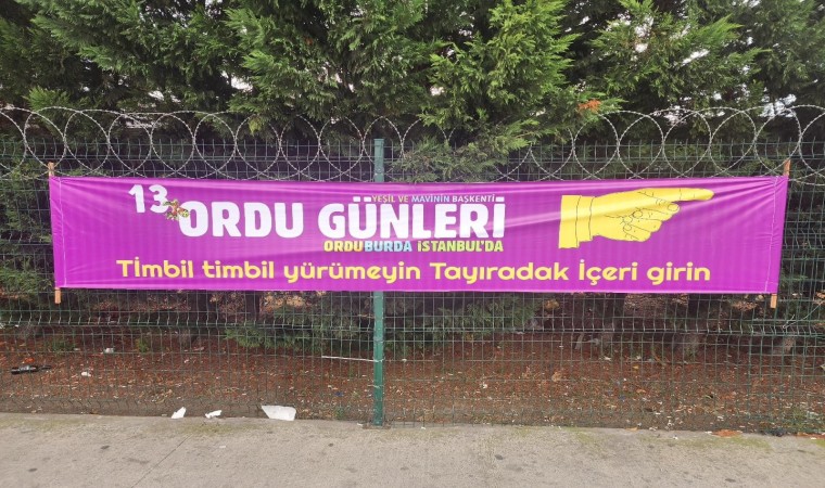 Ordu Tanıtım Günlerinde ilginç pankartlar: Aurdan gidili