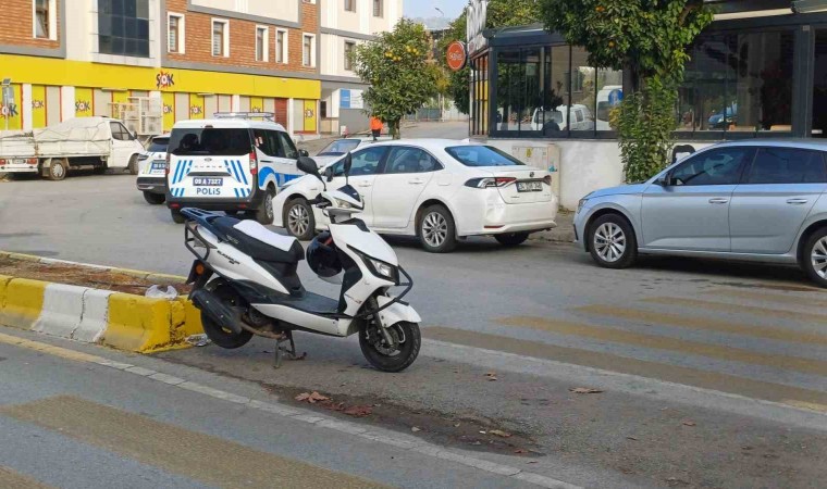 Otomobil ile motosiklet çarpıştı: 1 yaralı