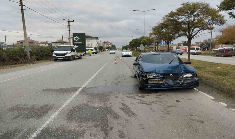 Samsunda trafik kazası: 1 yaralı