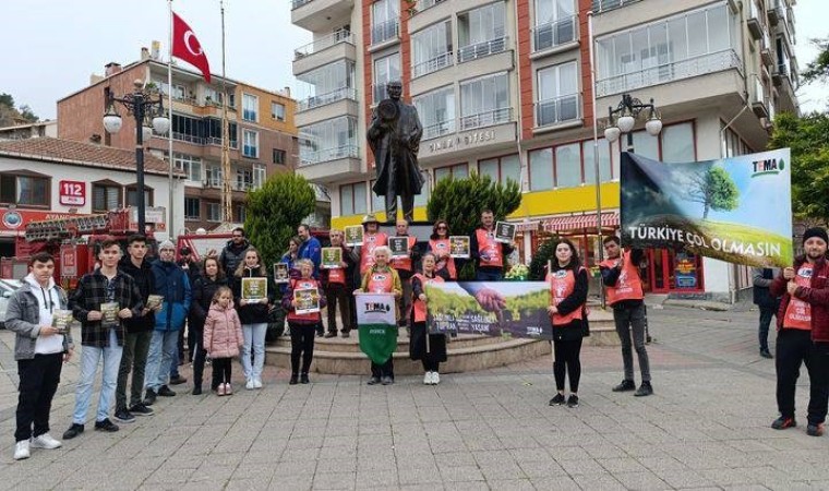 Sinopta toprağa saygı yürüyüşü