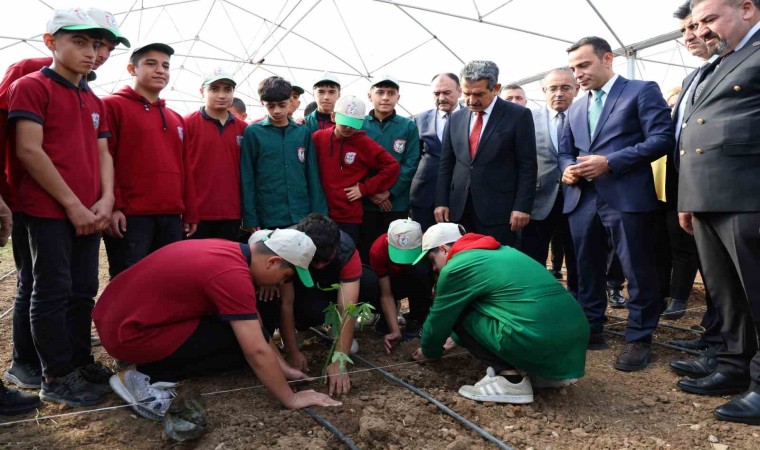 Şırnakta avokado, pepino, çarkıfelek ve papaya meyvelerinin fideleri ekildi